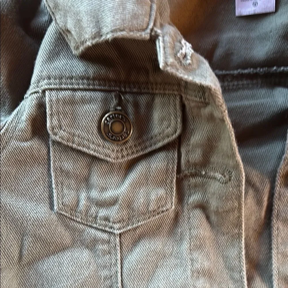 Carters Kids Green Denim Jacket